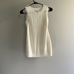 Old Navy Cream Sleeveless Top